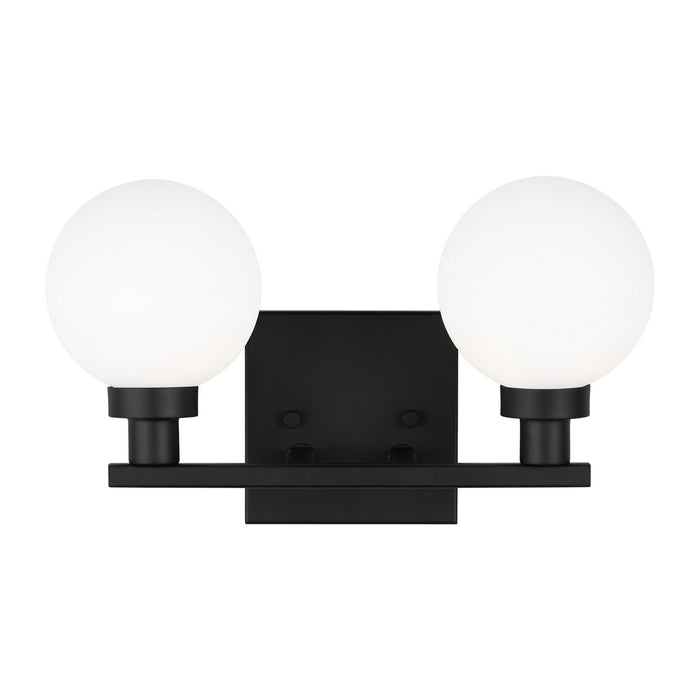 Visual Comfort Studio 4461602-112 Two Light Bath Vanity, Midnight Black