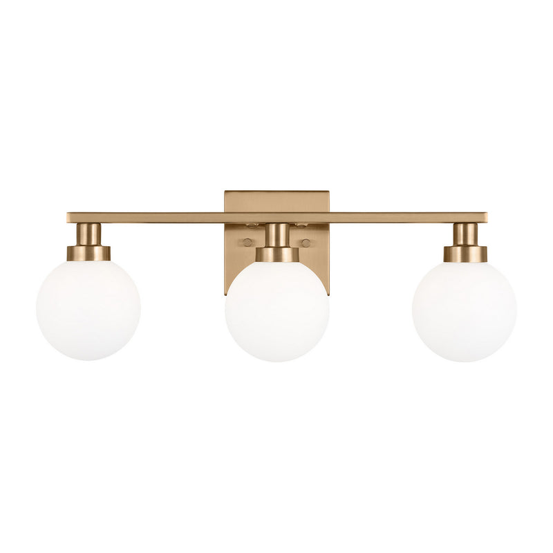 Visual Comfort Studio 4461603-848 Three Light Bath Vanity, Satin Brass