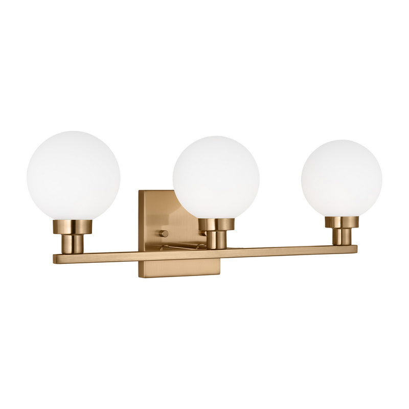 Visual Comfort Studio 4461603-848 Three Light Bath Vanity, Satin Brass