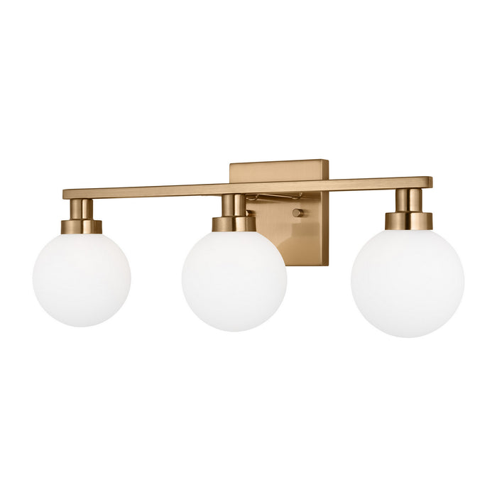 Visual Comfort Studio 4461603-848 Three Light Bath Vanity, Satin Brass