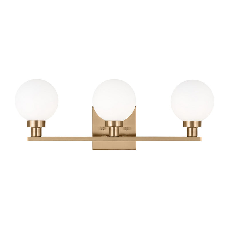 Visual Comfort Studio 4461603-848 Three Light Bath Vanity, Satin Brass