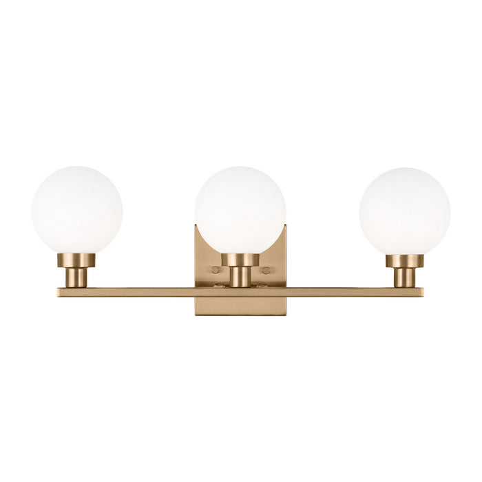 Visual Comfort Studio 4461603-848 Three Light Bath Vanity, Satin Brass