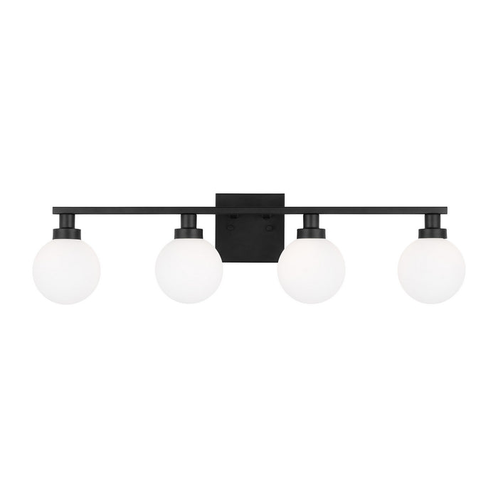 Visual Comfort Studio 4461604-112 Four Light Bath Vanity, Midnight Black
