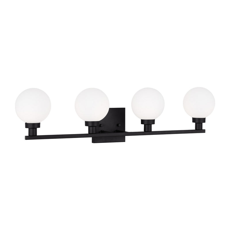 Visual Comfort Studio 4461604-112 Four Light Bath Vanity, Midnight Black