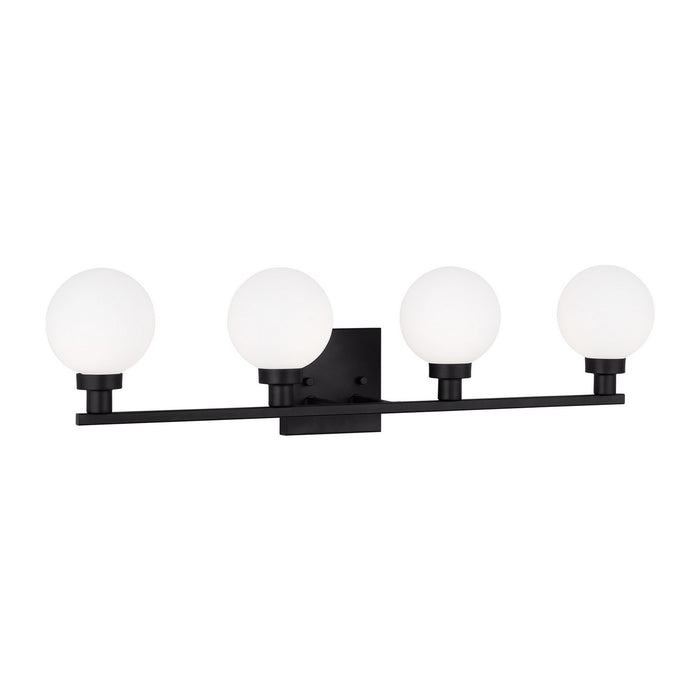 Visual Comfort Studio 4461604-112 Four Light Bath Vanity, Midnight Black