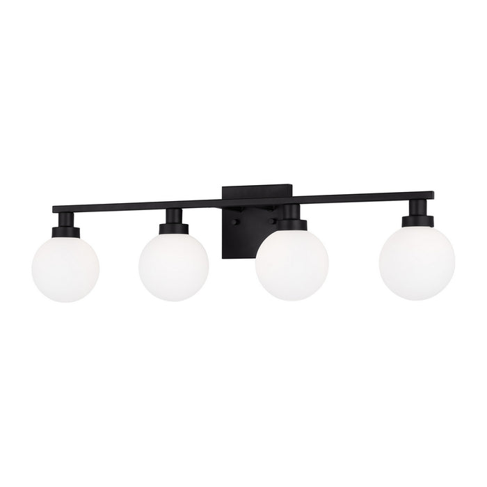 Visual Comfort Studio 4461604-112 Four Light Bath Vanity, Midnight Black