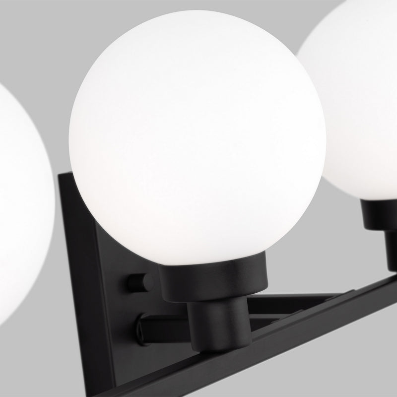Visual Comfort Studio 4461604-112 Four Light Bath Vanity, Midnight Black