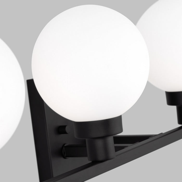 Visual Comfort Studio 4461604-112 Four Light Bath Vanity, Midnight Black