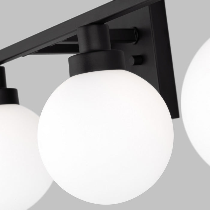 Visual Comfort Studio 4461604-112 Four Light Bath Vanity, Midnight Black