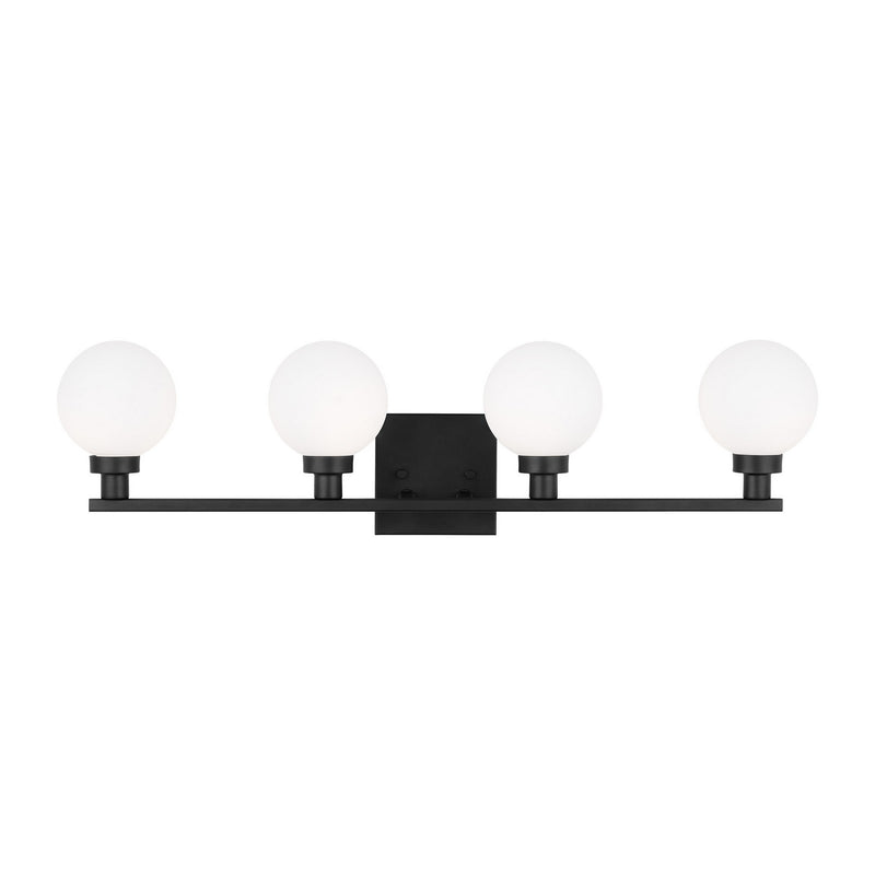 Visual Comfort Studio 4461604-112 Four Light Bath Vanity, Midnight Black