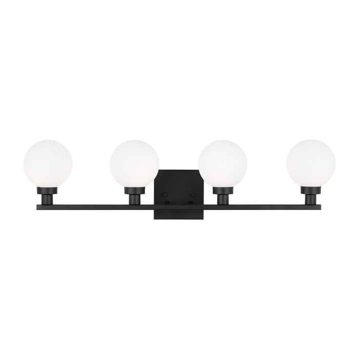 Visual Comfort Studio 4461604-112 Four Light Bath Vanity, Midnight Black