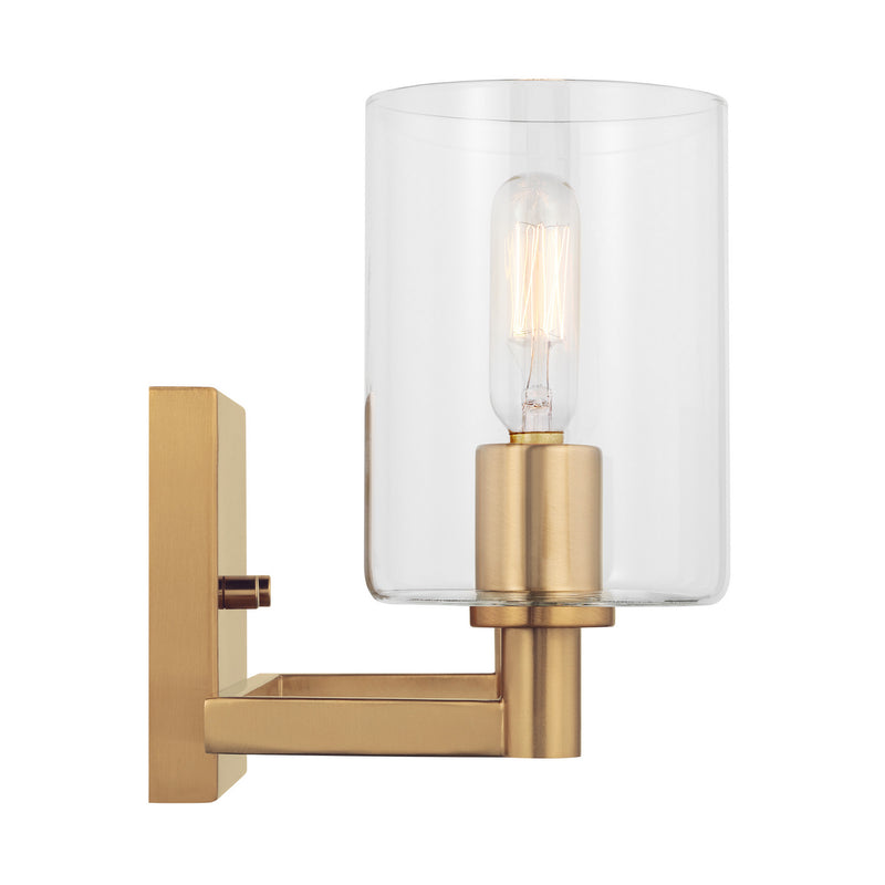 Visual Comfort Studio 4464202-848 Two Light Bath Vanity, Satin Brass