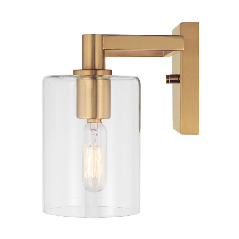 Visual Comfort Studio 4464202-848 Two Light Bath Vanity, Satin Brass