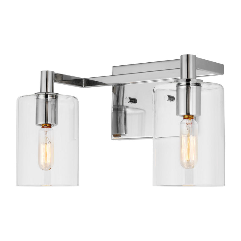 Visual Comfort Studio 4464202EN-05 LED Bath Wall Sconce, Chrome