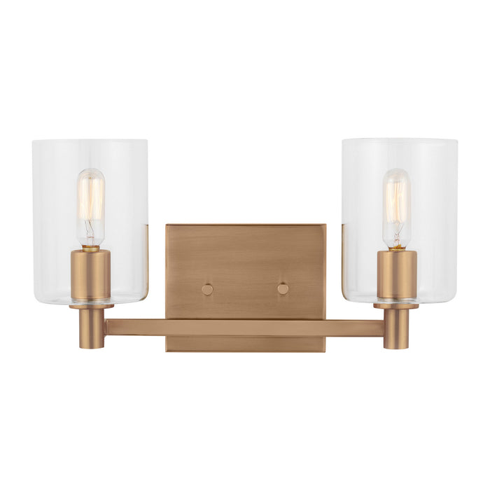 Visual Comfort Studio 4464202EN-848 LED Bath Wall Sconce, Satin Brass