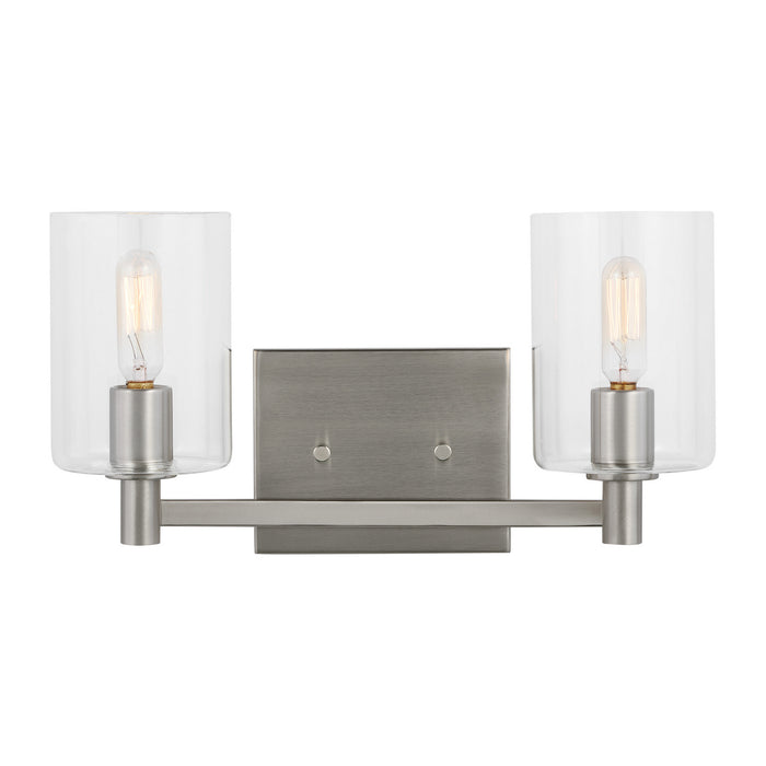 Visual Comfort Studio 4464202EN-962 LED Bath Wall Sconce, Brushed Nickel