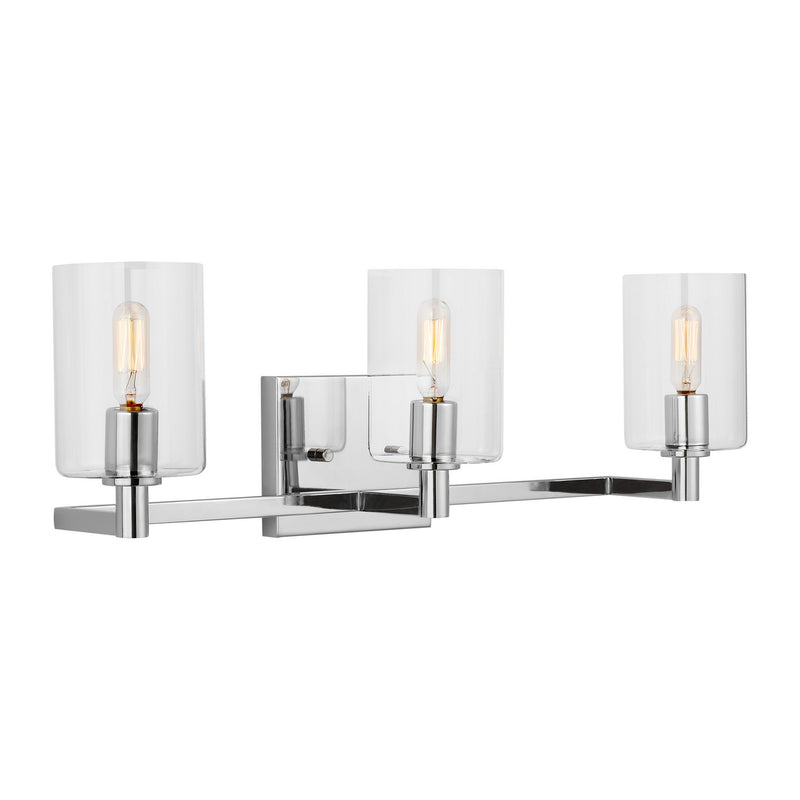 Visual Comfort Studio 4464203-05 Three Light Bath Vanity, Chrome