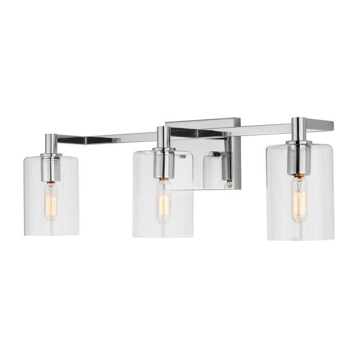 Visual Comfort Studio 4464203EN-05 LED Bath Wall Sconce, Chrome