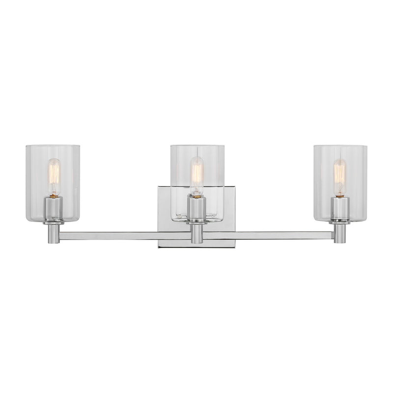 Visual Comfort Studio 4464203EN-05 LED Bath Wall Sconce, Chrome
