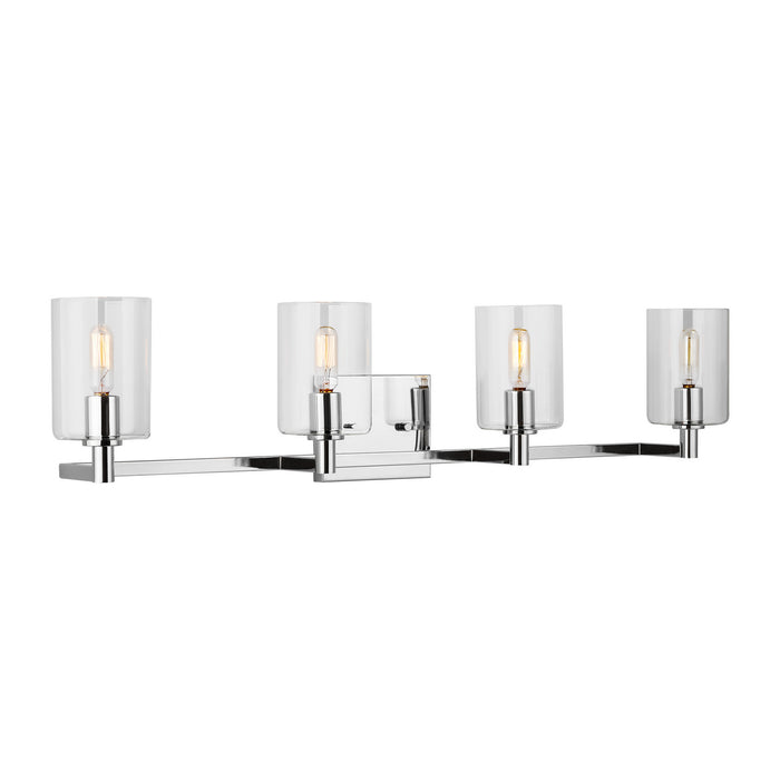 Visual Comfort Studio 4464204EN-05 LED Bath Wall Sconce, Chrome