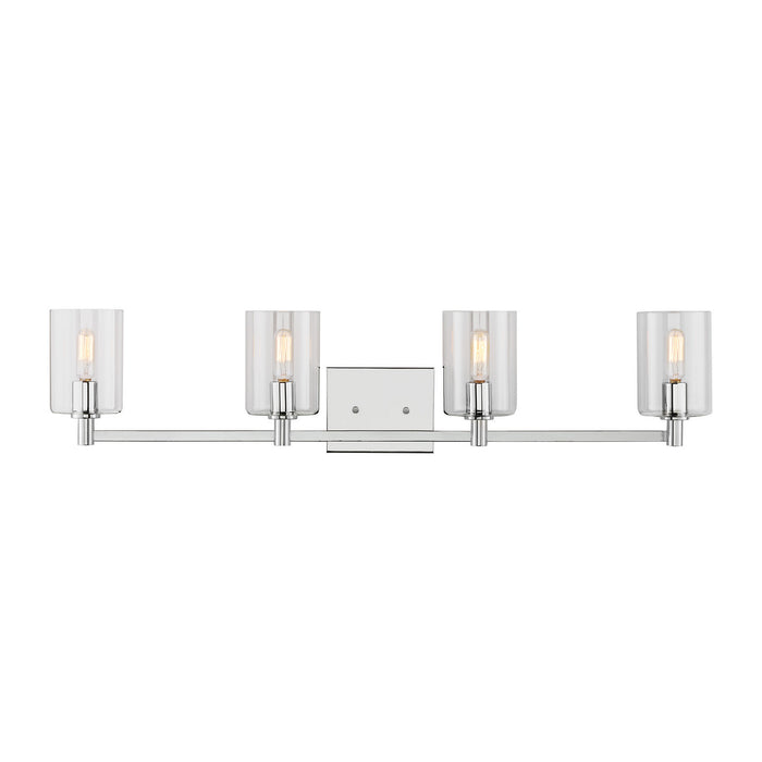 Visual Comfort Studio 4464204EN-05 LED Bath Wall Sconce, Chrome
