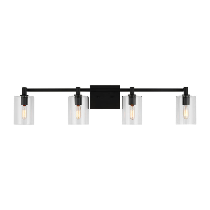 Visual Comfort Studio 4464204EN-112 LED Bath Wall Sconce, Midnight Black