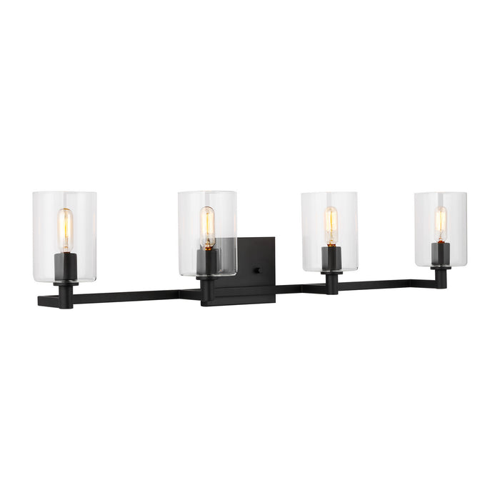 Visual Comfort Studio 4464204EN-112 LED Bath Wall Sconce, Midnight Black
