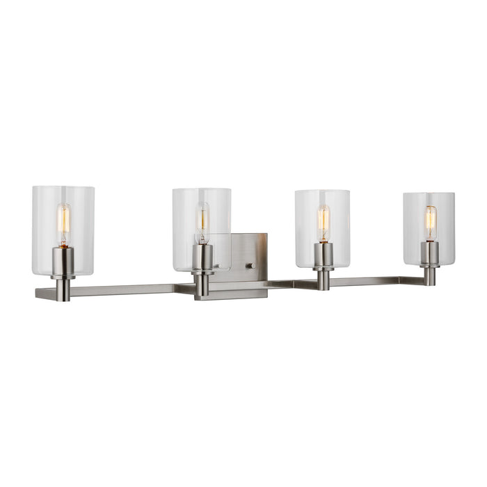 Visual Comfort Studio 4464204EN-962 LED Bath Wall Sconce, Brushed Nickel