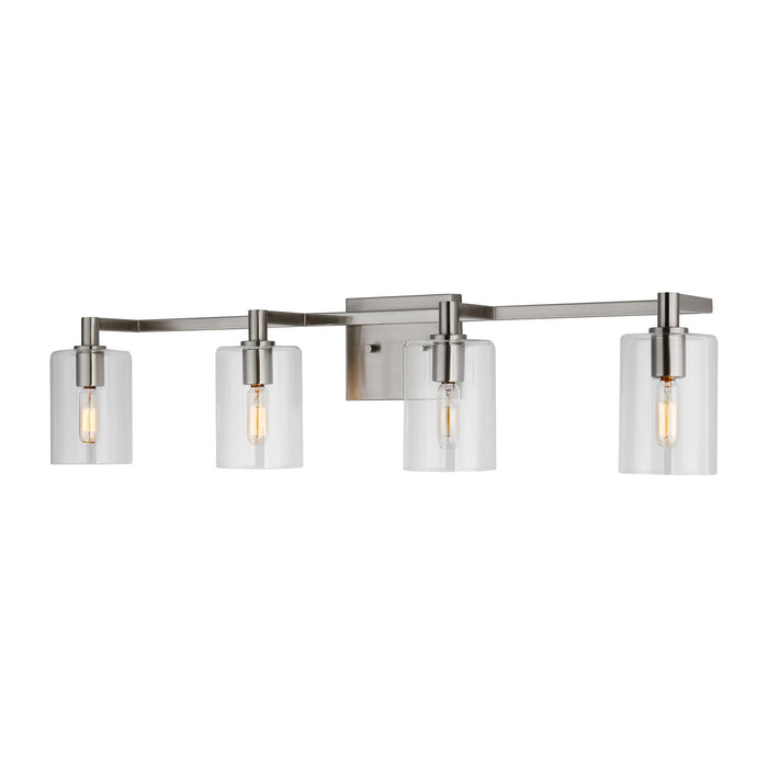 Visual Comfort Studio 4464204EN-962 LED Bath Wall Sconce, Brushed Nickel