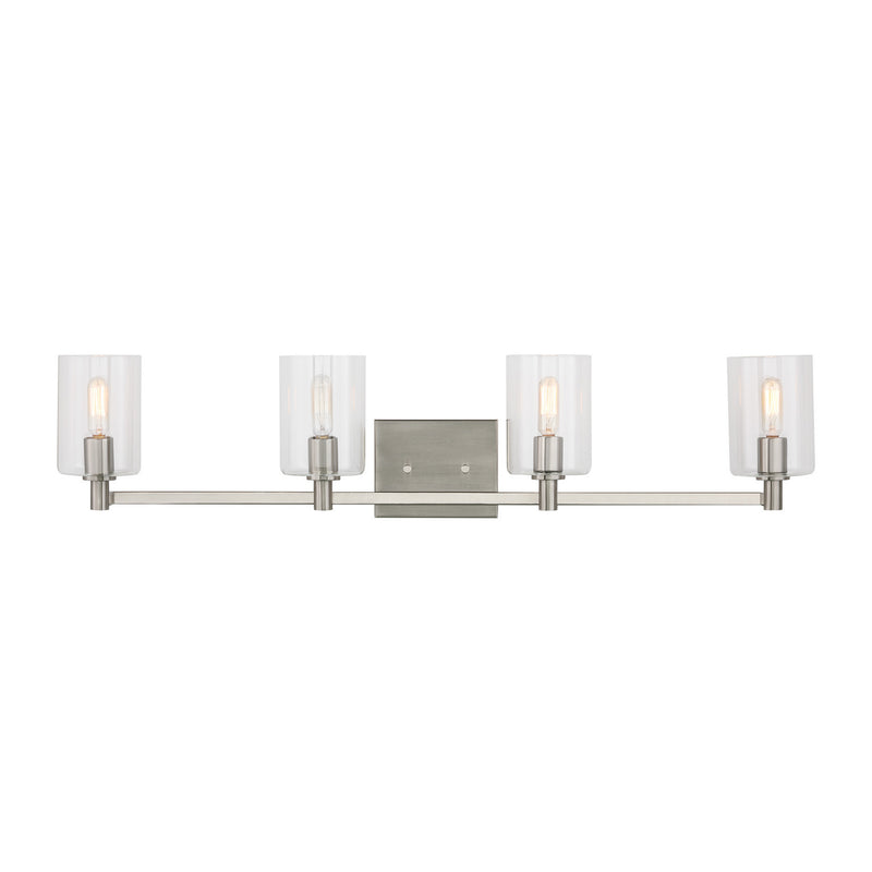 Visual Comfort Studio 4464204EN-962 LED Bath Wall Sconce, Brushed Nickel