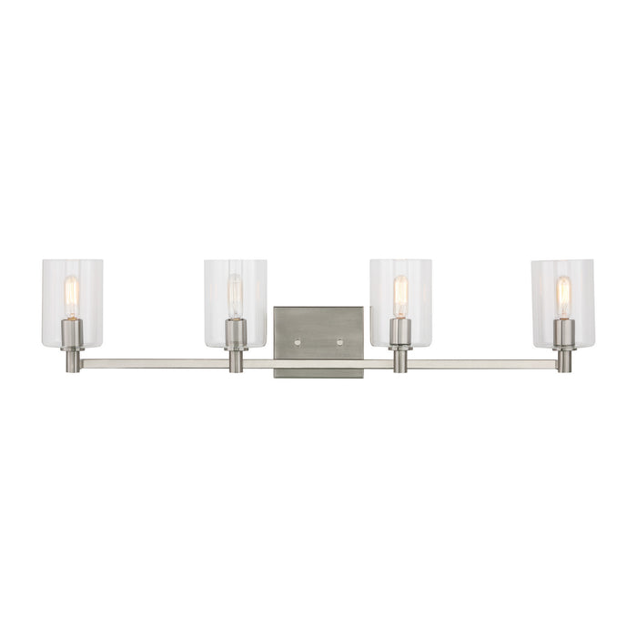 Visual Comfort Studio 4464204EN-962 LED Bath Wall Sconce, Brushed Nickel