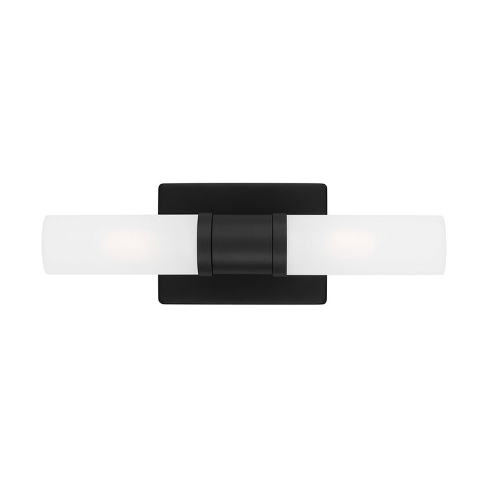 Visual Comfort Studio 4465002-112 Two Light Bath Vanity, Midnight Black