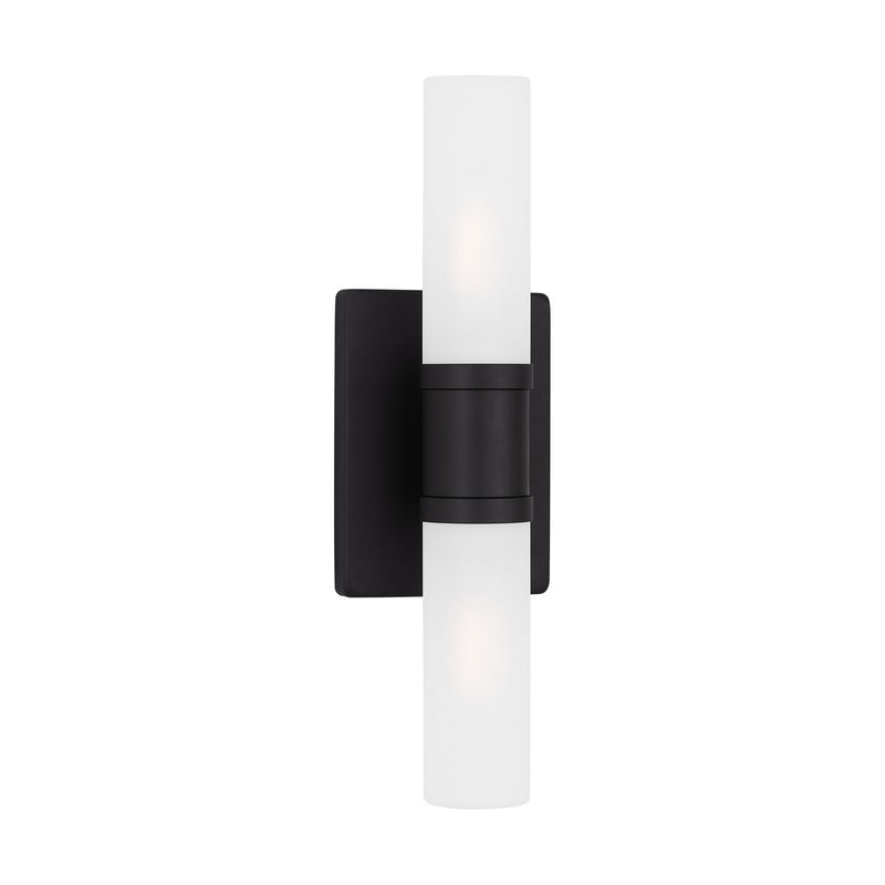 Visual Comfort Studio 4465002-112 Two Light Bath Vanity, Midnight Black