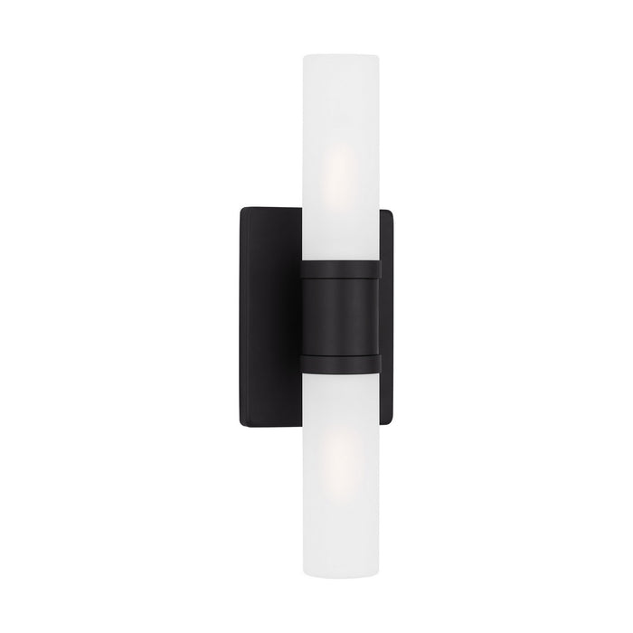 Visual Comfort Studio 4465002-112 Two Light Bath Vanity, Midnight Black