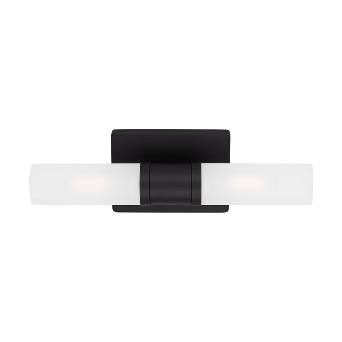 Visual Comfort Studio 4465002-112 Two Light Bath Vanity, Midnight Black