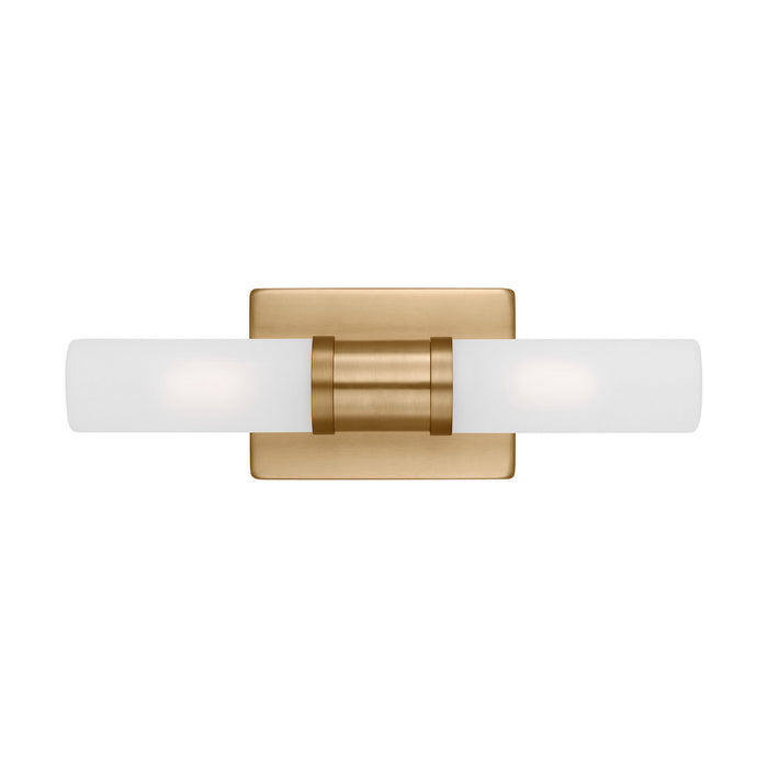 Visual Comfort Studio 4465002-848 Two Light Bath Vanity, Satin Brass