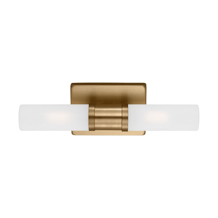 Visual Comfort Studio 4465002-848 Two Light Bath Vanity, Satin Brass
