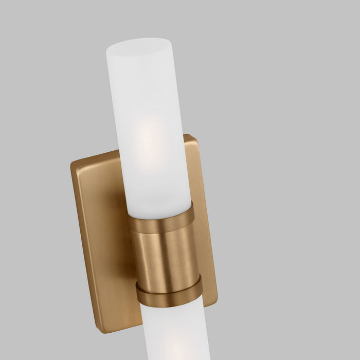 Visual Comfort Studio 4465002-848 Two Light Bath Vanity, Satin Brass