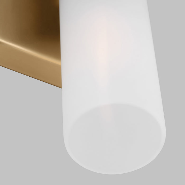 Visual Comfort Studio 4465002-848 Two Light Bath Vanity, Satin Brass