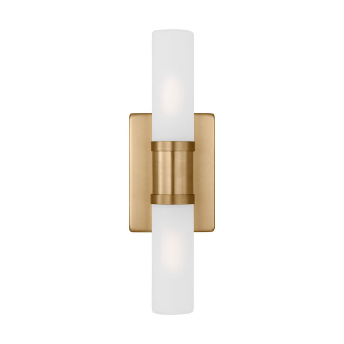 Visual Comfort Studio 4465002-848 Two Light Bath Vanity, Satin Brass