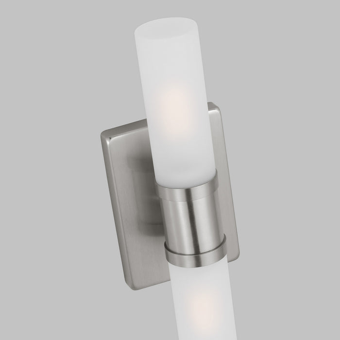 Visual Comfort Studio 4465002-962 Two Light Bath Vanity, Brushed Nickel