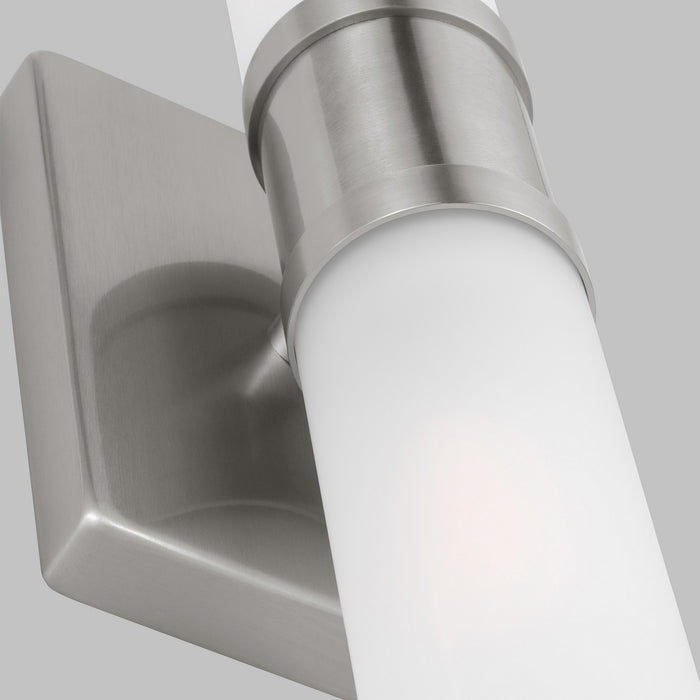 Visual Comfort Studio 4465002-962 Two Light Bath Vanity, Brushed Nickel