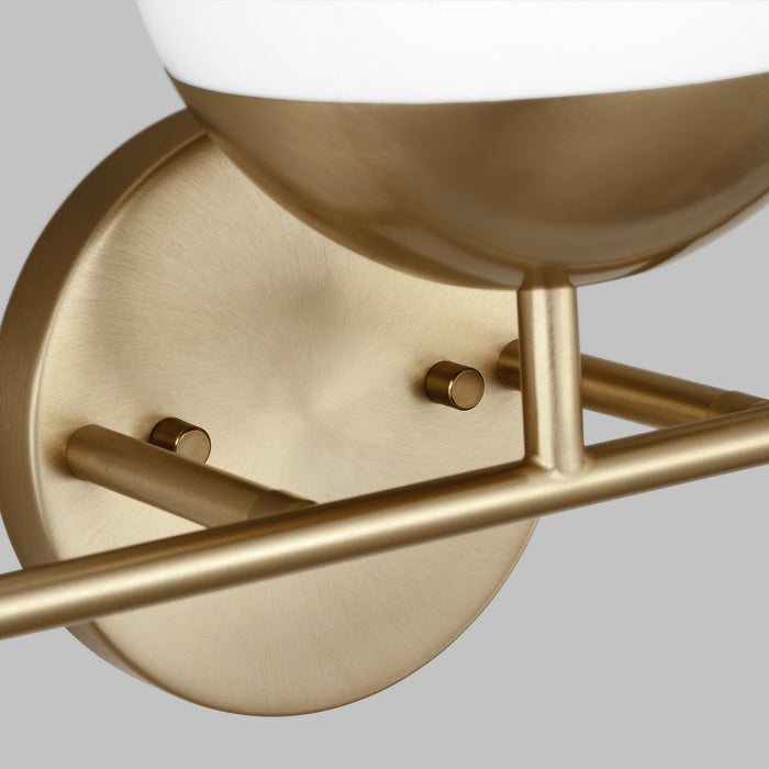 Visual Comfort Studio 4468103-848 Three Light Bath Vanity, Satin Brass
