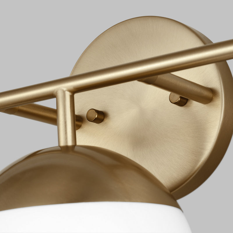 Visual Comfort Studio 4468103-848 Three Light Bath Vanity, Satin Brass