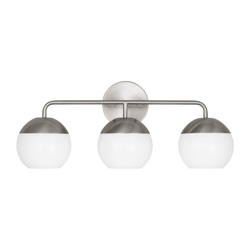 Visual Comfort Studio 4468103-962 Three Light Bath Vanity, Brushed Nickel