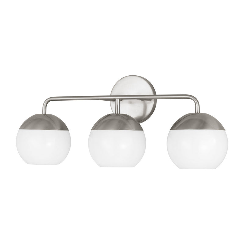 Visual Comfort Studio 4468103-962 Three Light Bath Vanity, Brushed Nickel