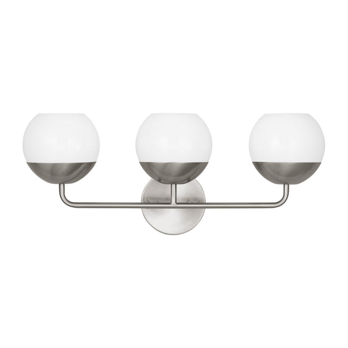 Visual Comfort Studio 4468103-962 Three Light Bath Vanity, Brushed Nickel