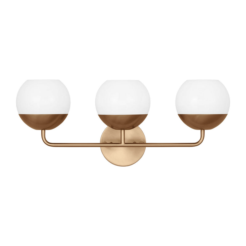 Visual Comfort Studio 4468103EN3-848 LED Bath Wall Sconce, Satin Brass