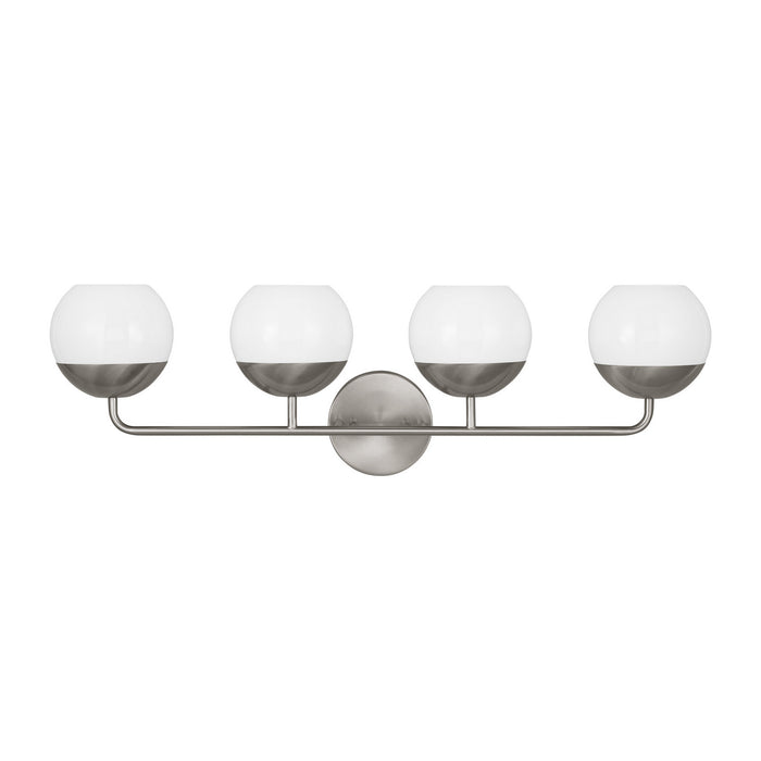 Visual Comfort Studio 4468104-962 Four Light Bath Vanity, Brushed Nickel