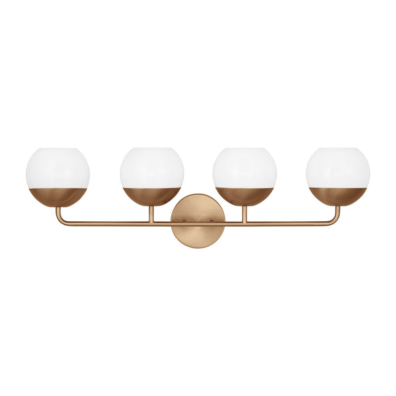 Visual Comfort Studio 4468104EN3-848 LED Bath Wall Sconce, Satin Brass